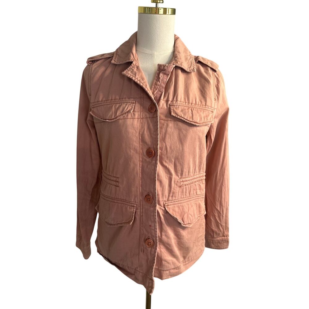 Abercrombie & Fitch Y2K Light Pink Utility Jacket – XS
